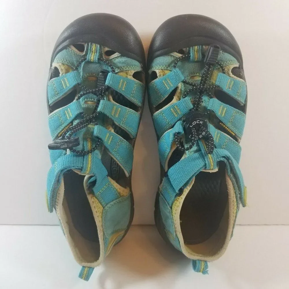 Keen Kids 5 Aqua Blue Newport H2 Hiking Sport Water Sandals 1012314